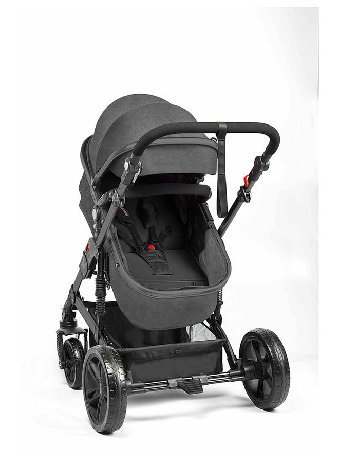 TEKNUM 4 in 1 Travel System With T Car Seat - Space Grey - Image 2