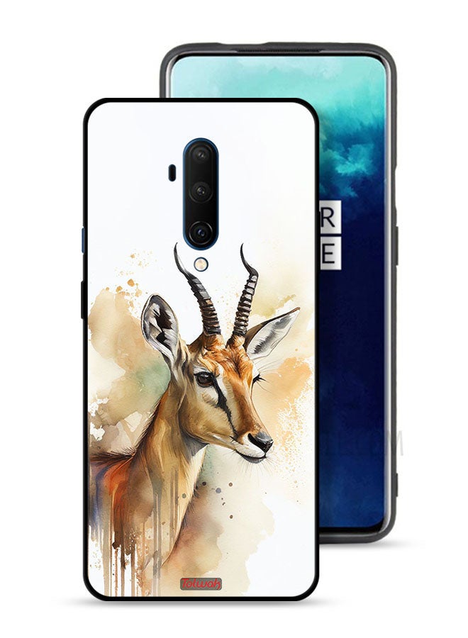 Tolwak OnePlus 7T Pro Protective Case Cover Deer Abstract Art - Image 1