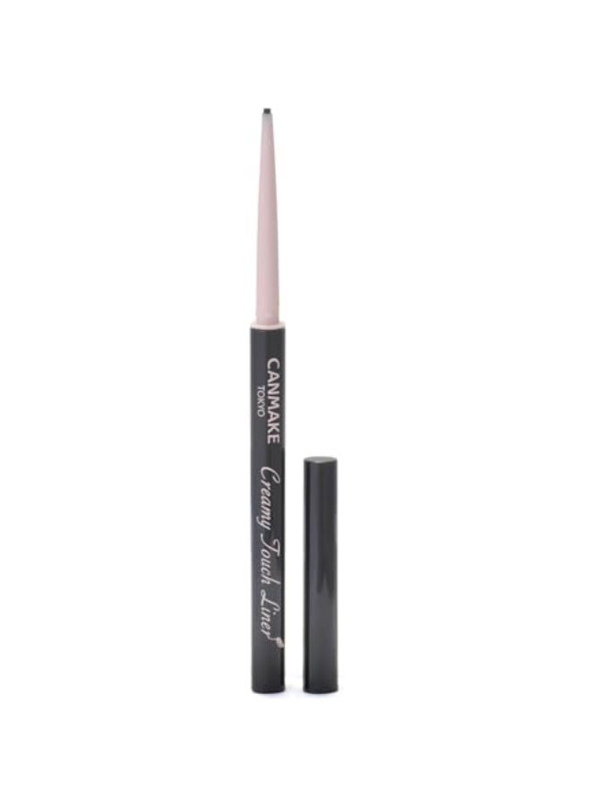 CANMAKE Creamy Touch Liner 1.5mm Slim Eyeliner (0.09 g) (01 Deep Black) - Image 1