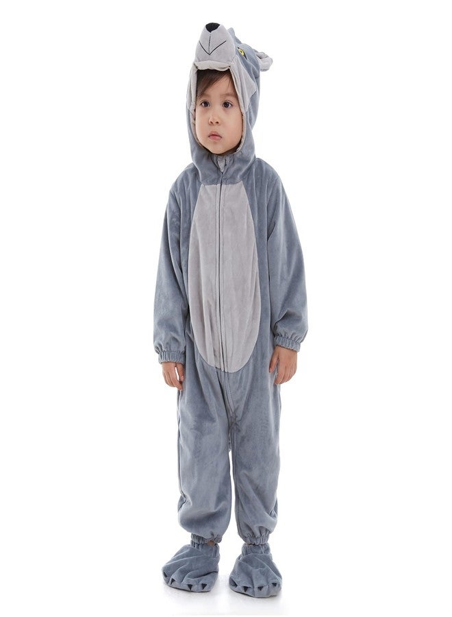 HSCTEK Baby Wolf Costume, Newborn Wolf Costume Baby Boys Girls, Baby Halloween Costume for Toddler Infant 3-6Months - Image 3