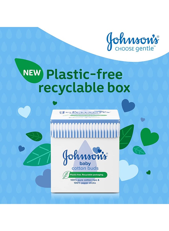 Johnson & Johnson Johnson's Baby Cotton Buds, 400 Pieces - Image 2