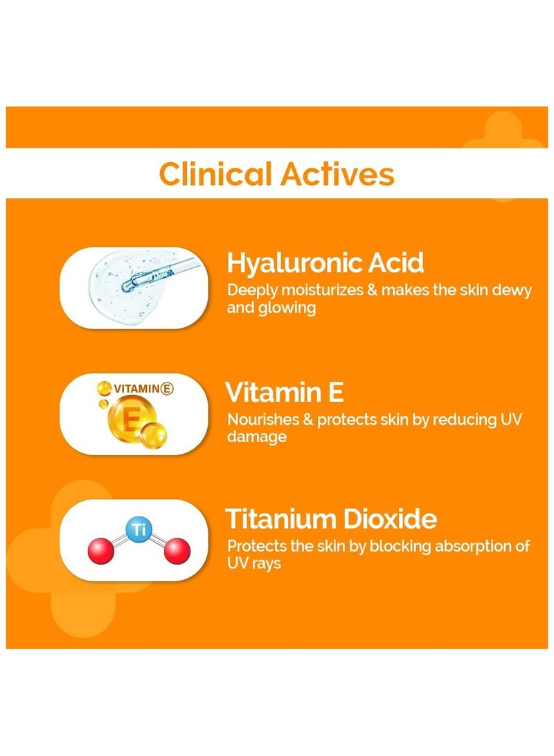 The Derma Co 1% Hyaluronic Sunscreen aqua Gel With Spf 50 Pa++++ For Broad Spectrum & Blue Light Protection with UVA+UVB,  Pack Of 1,50g - Image 3