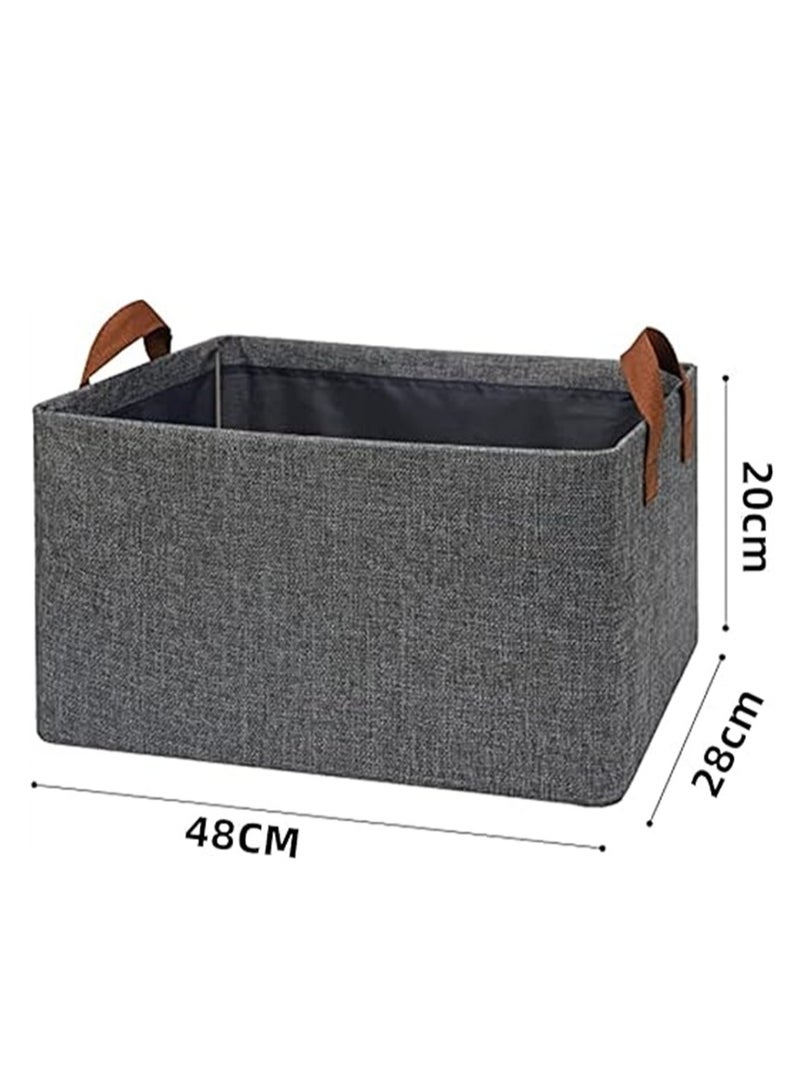 6 Pack Wardrobe Clothes Organizer, Foldable Jeans Drawer Closet Organizer, Fabric Organizer Clothes Storage for Clothes, Jeans, Pants, Sweaters, Dress  - Image 4