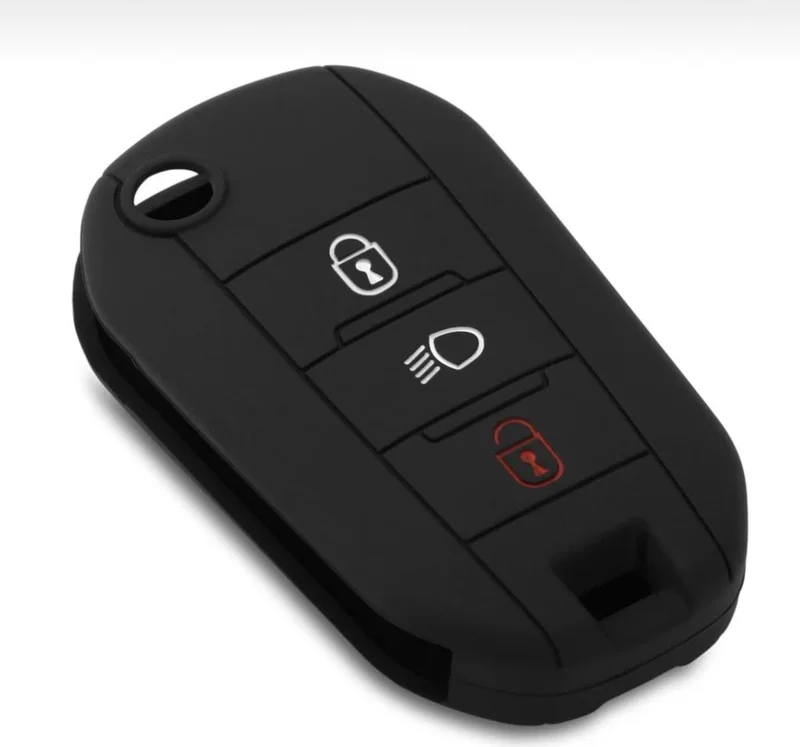 اي سي شوب Nildaoto Peugeot 208 308 408 508 2008 3008 4008 5008 Rifter Silicone Key Case