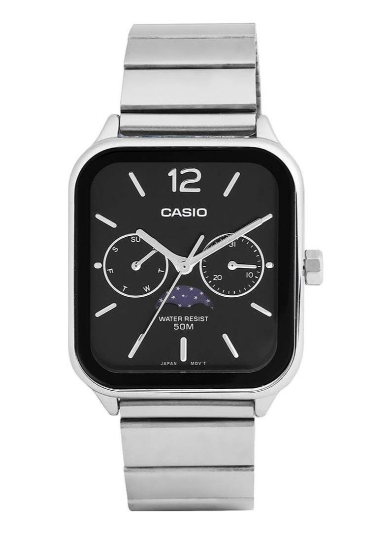 Casio Classic Black Dial Watch For Unisex  MTP-M305D-1A - Image 1