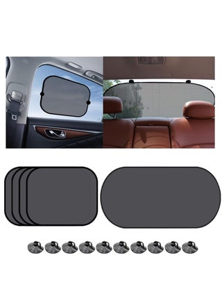 5-Piece Sun Shades With Suction Cups Set - Auto Sun Shades for Side and Rear Window, Sun Glare and UV Rays Protection for Child, Sun Shade with Suction Cup Universal for Most Cars - pzsku/Z1C3B320ECCDA75D80453Z/45/1750236408/676a19fc-ca7d-48a2-a96e-889a413c9434