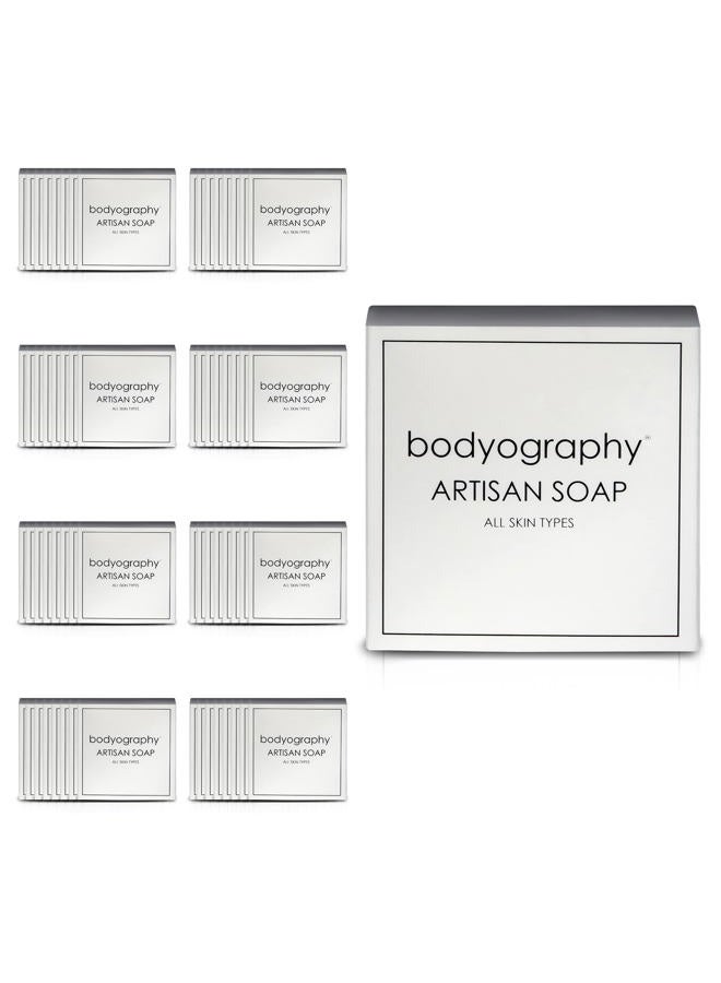 world amenities Bodyography blanc- Bulk Artisan Hand Soap | 300 Count, 1 oz | Vanilla White Tea, Mini Travel Size Toiletries - Image 1