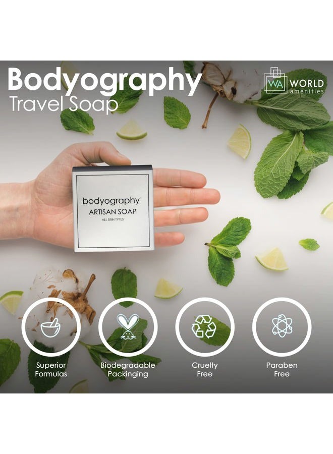 world amenities Bodyography blanc- Bulk Artisan Hand Soap | 300 Count, 1 oz | Vanilla White Tea, Mini Travel Size Toiletries - Image 2