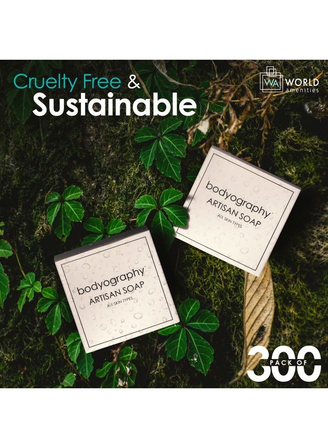 world amenities Bodyography blanc- Bulk Artisan Hand Soap | 300 Count, 1 oz | Vanilla White Tea, Mini Travel Size Toiletries - Image 3