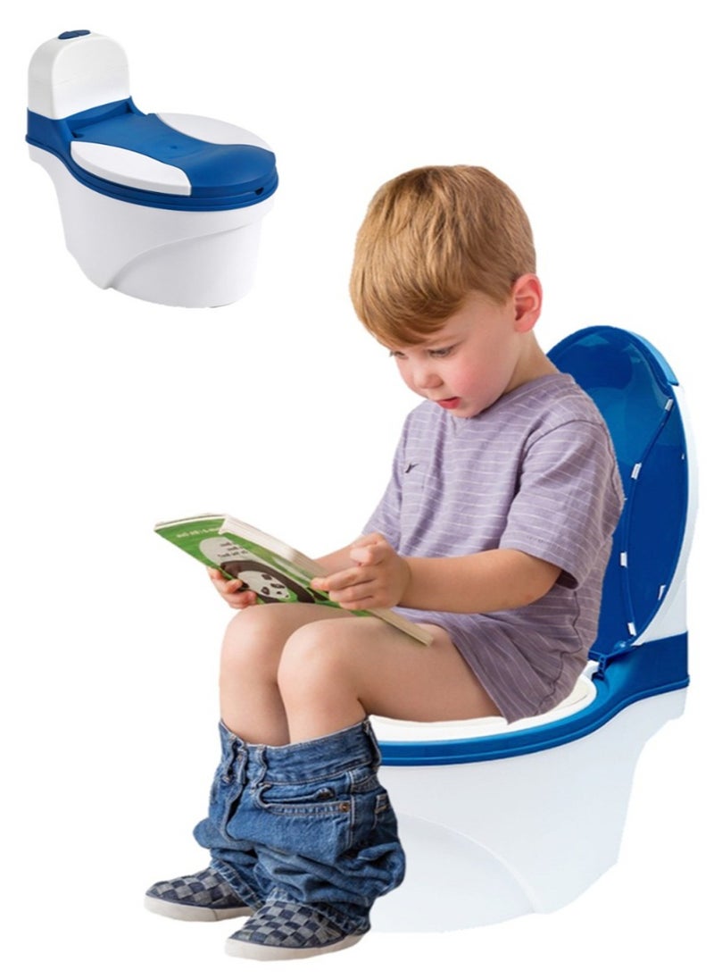 Arabest - Potty Training Toilet Seat, Toddler Potty Chair with Soft Seat and Splash Guard, Removable Potty Pot for Toddler& Baby& Kids - Image 1