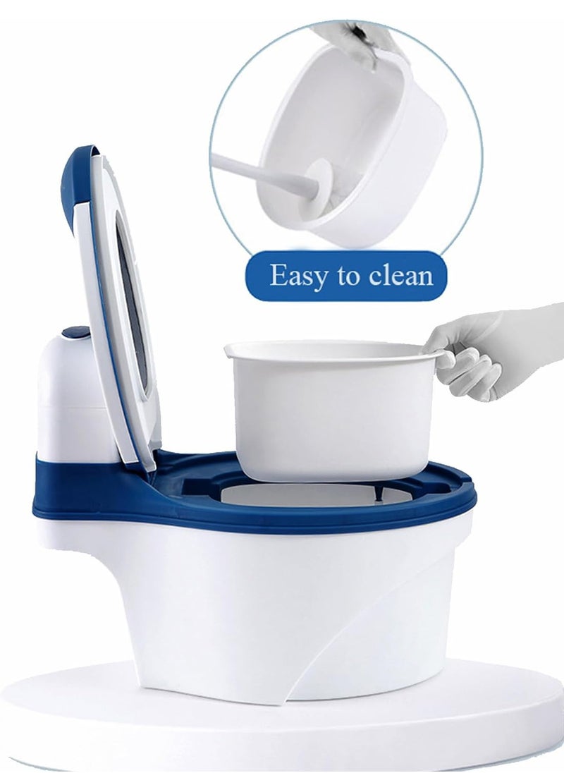 Arabest - Potty Training Toilet Seat, Toddler Potty Chair with Soft Seat and Splash Guard, Removable Potty Pot for Toddler& Baby& Kids - Image 1