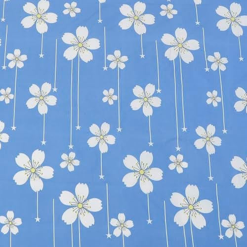 Status Contract -Cotton Feel Double Bedsheet with 2 Pillow Covers for Bed Room, Home, Hotel-120 GSM (Blue) - Image 3