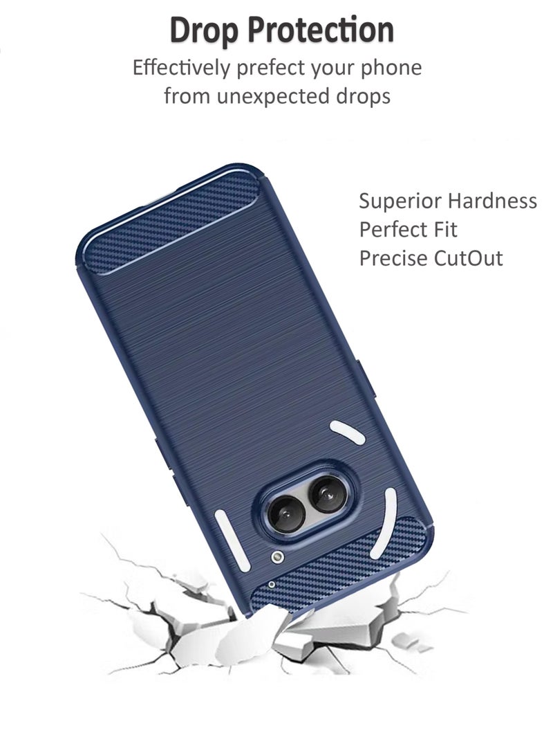 Waldic Nothing Phone (2a) Premium Case | Premium Silicone  Case Cover Designed for Nothing Phone (2a) | Nothing Phone (2a) Case Camera and Drop Protection Thin Protective Back Cover Case for Nothing Phone (2a) - Blue - Image 2