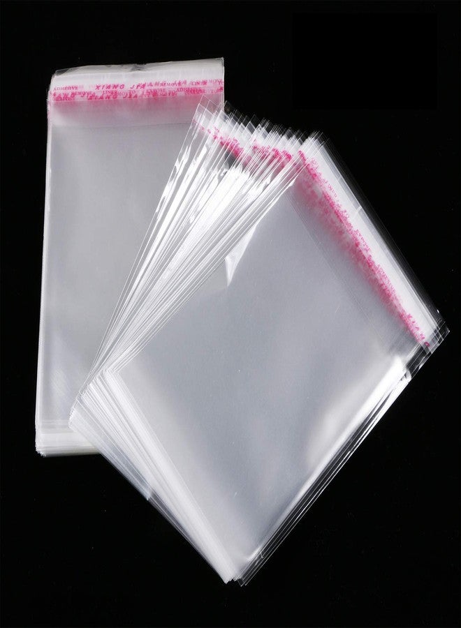 Teqooza 3''X5'' Small Clear Resealable Cello Cellophane Bags for Bakery, Candy, Candle, Soap, Cookie, Chocolate Wrapping Buffet Poly Bags for Gift Wrapping, 100 Pcs - Image 1