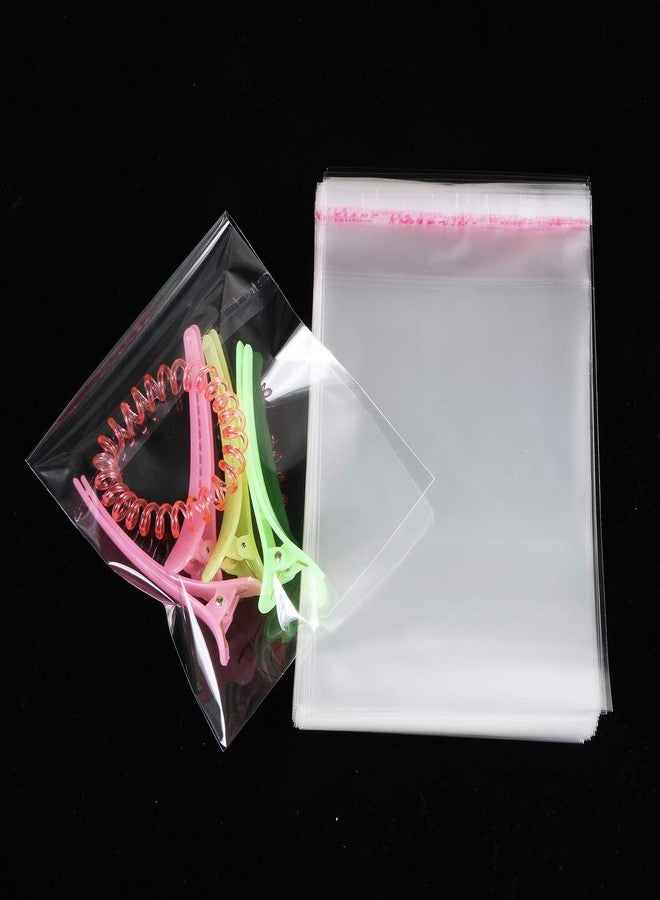 Teqooza 3''X5'' Small Clear Resealable Cello Cellophane Bags for Bakery, Candy, Candle, Soap, Cookie, Chocolate Wrapping Buffet Poly Bags for Gift Wrapping, 100 Pcs - Image 5