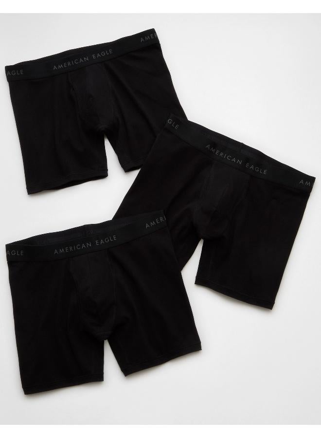 American Eagle AEO Men's 6" Classic Boxer Brief 3-Pack  - Image 1
