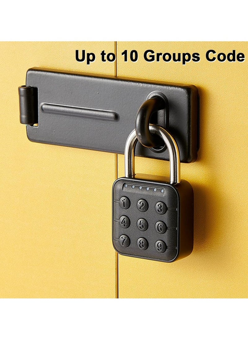 Combination Lock for Locker, 6 Digit Waterproof Smart Code Padlock, Combo Lock, Perfect for Lockers, Luggage, Gym Lockers, Storage Boxes, and Suitcases.  - Image 2