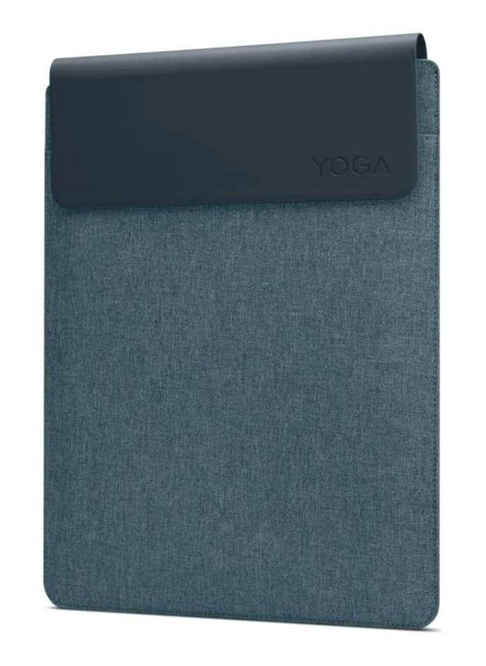 Lenovo Lenovo Yoga Laptop Sleeve – 14.5 inch – Magnetic Closure – Slim & Light – Made from Recycled Materials – Separate Accessory Pocket – Tidal Teal  - Image 5