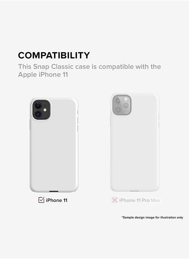 Slim Cover for Apple iPhone 11 Case Snap Classic Series Mobile Cover Hard PC Shield Matte Finish Print -Netherlands-Player-Memphis