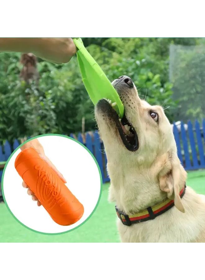 Dog Flying Disc Toys For Puppy Outdoor Game Training Interactive Chew Resistant Multicolor Orange Green Purple Red 5.91inch - Image 2