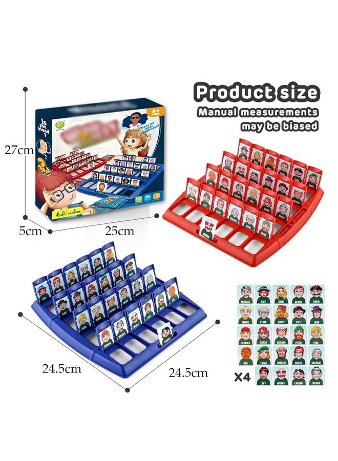 Who is it, Board Game Toys,2-Player Educational Desktop Toy for Family Fun & Learning,Puzzle Fun Guess,Suitable for Use by Children and Adults - Image 3