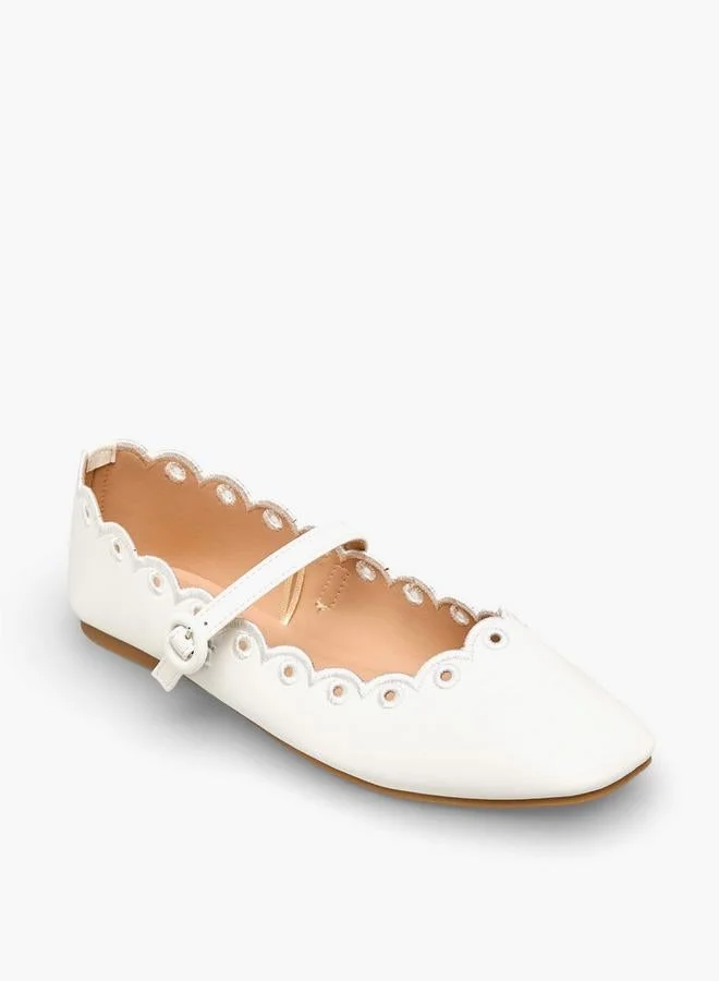سيليست Women Buckle Closure Mary Jane Shoes