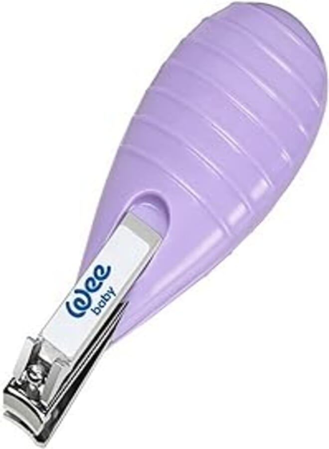 Wee Baby Nail Clipper with Handle - Purple