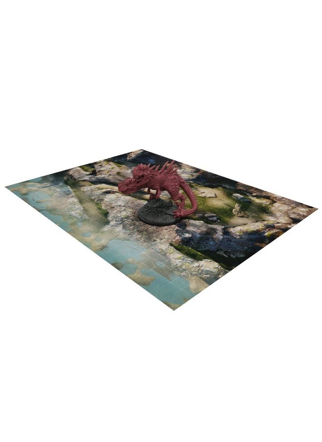 Steamforged Games - Steamforged Epic Encounters: Nest Of The Dinosaur: Rpg Fantasy Roleplaying Tabletop Game With Huge Boss Miniature Two Sided Game Mat & Game Master Adventure Book With Monster Stats 5E Compatible - Image 1