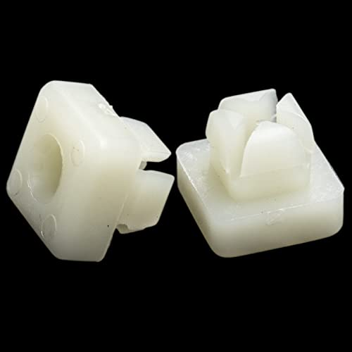 Rexka ركسكا 25 قطعة #14 حامل لوحة الترخيص برغي نايلون 6027958 لدودج رام B150، B1500، B250، B2500، B350، B3500، رام 1500 فان، رام 2500 فان، رام 3500 فان، رام تشارجر - Image 1