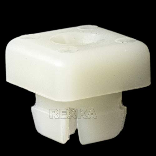 Rexka ركسكا 25 قطعة #14 حامل لوحة الترخيص برغي نايلون 6027958 لدودج رام B150، B1500، B250، B2500، B350، B3500، رام 1500 فان، رام 2500 فان، رام 3500 فان، رام تشارجر - Image 2