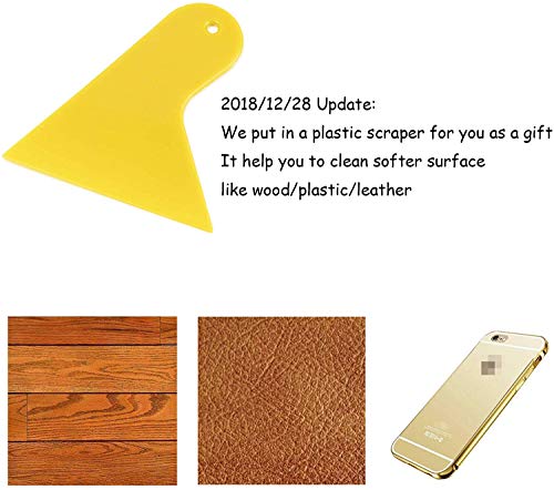 LDS Industry 4" Wide Extendable Razor Blade Sticker/Paint Scraper Remover for Window Glass Windshield Tile Granite Wall Cleaning Hand Tool, Gum Cleaning, Stove Cleaner, SCRP-A - Image 3