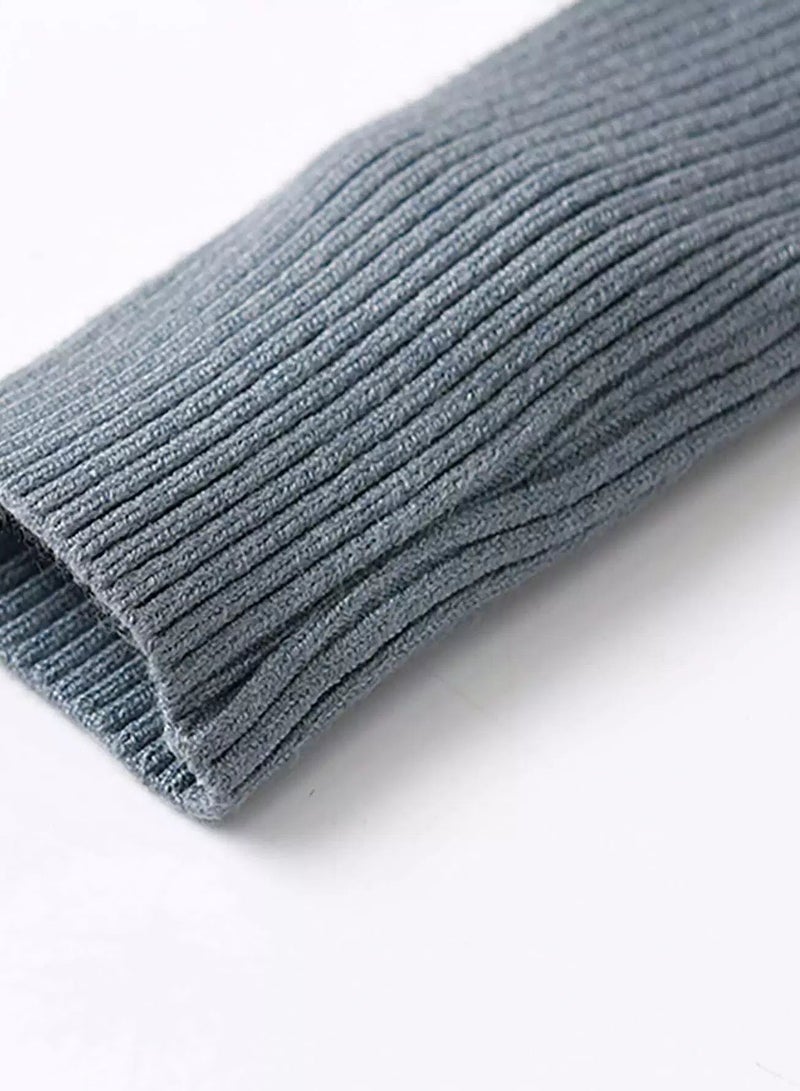 Toddler Boys Geometric Pattern Mock Neck Sweater - Image 4