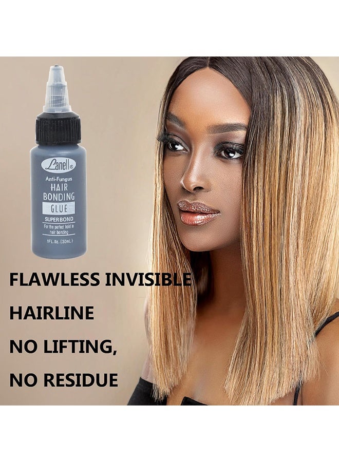 Lanell Anti-Fungus Hair Bonding Glue, Super Bond For The Perfect Hold In Hair, Bonding Hairpiece Wig Hair Extension Gel Anti Allergy, 30ml - Image 4