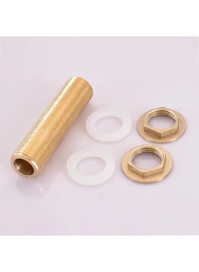 1pc G1 2 Brass Bulkhead Fitting Durable Alloy Connector For Fish Tank Pool Rainwater Hose - Image 4