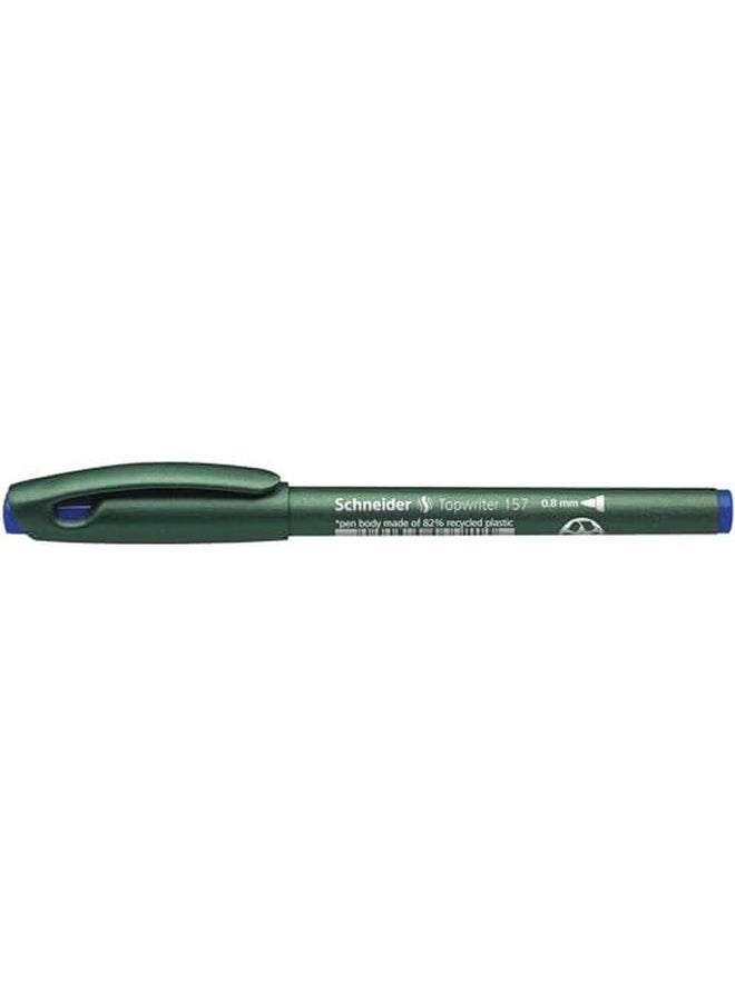 Topwriter 157 Fiber Tip Pen.8Mm Green Barrel Blue Ink Box Of 10 115703 - pzsku/Z1C3C6FFA02FCABC952D0Z/45/_/1722499572/7b0c7981-857a-42a9-8faf-1fa0ed42c253