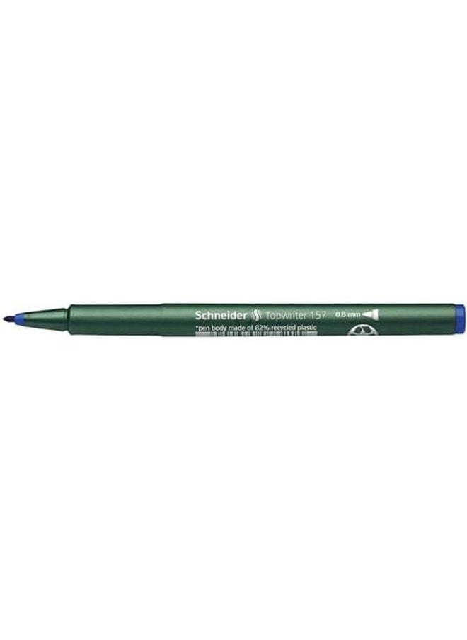 Topwriter 157 Fiber Tip Pen.8Mm Green Barrel Blue Ink Box Of 10 115703 - pzsku/Z1C3C6FFA02FCABC952D0Z/45/_/1722499576/a09f54ac-1ad3-4a48-b2f6-75c1c128c7d3