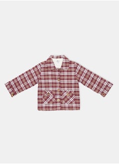 Baby Unisex Checkered Coat