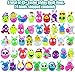 Cherislpy 24 Pack Prefilled Easter Eggs with 3D Finger Lights Up Rings Toys Grow in the Dark Great for Kids Girls Boys Easter Basket Stuffers Party Favors Eggs Fillers - Image 4