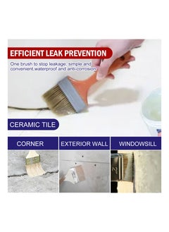 JUE-FISH Waterproof Agent Invisible Waterproof Sealant Agent Glue 100G Sealing Transparent Repair Waterproofing Agent for Walls Windows Bathroom  - Image 3