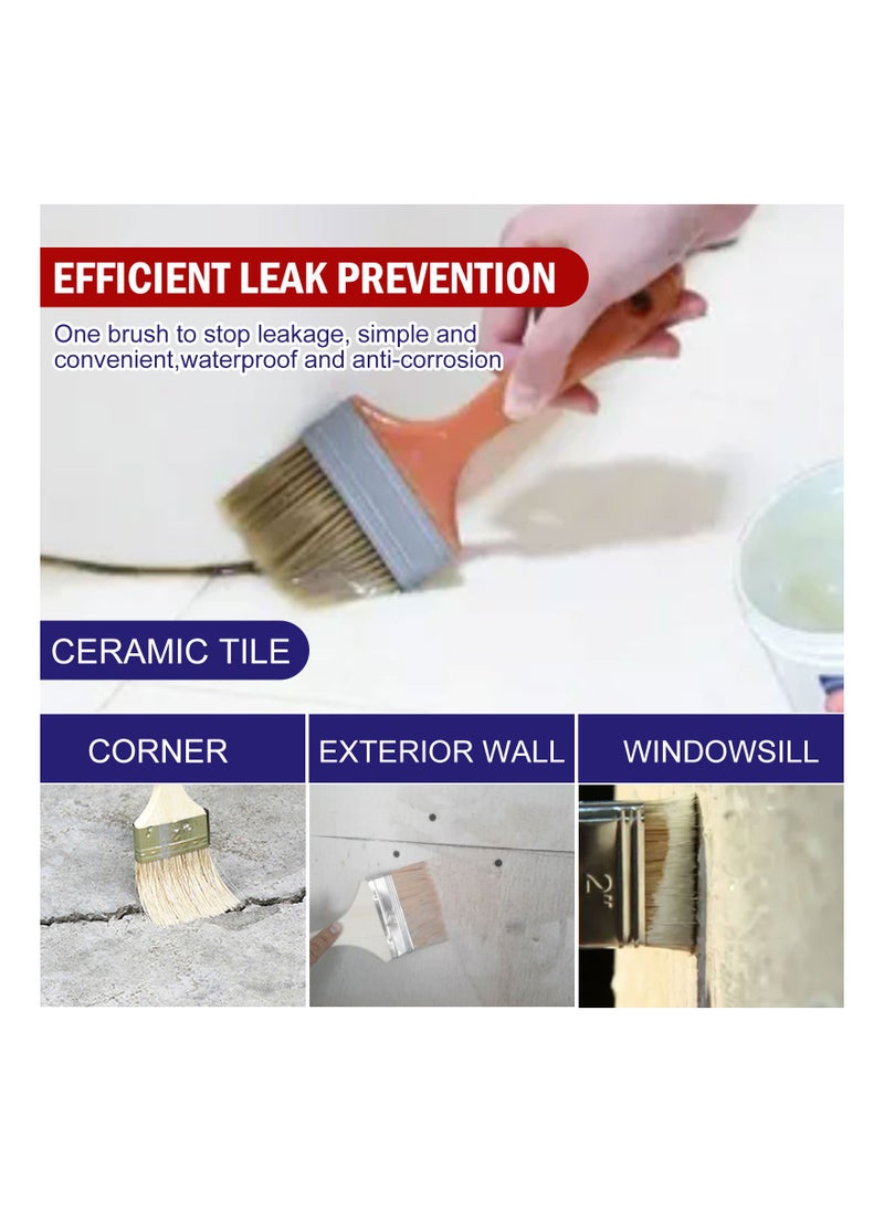 JUE-FISH Waterproof Agent Invisible Waterproof Sealant Agent Glue 100G Sealing Transparent Repair Waterproofing Agent for Walls Windows Bathroom  - Image 3