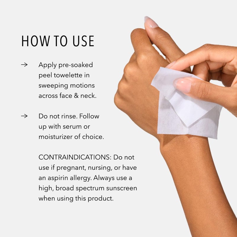 HydroPeptide 5X Power Peel, Daily Resurfacing Pads, Smooth Away Appearance of Wrinkles and Fine Lines, Better Skin, 4 Ounce - Image 4