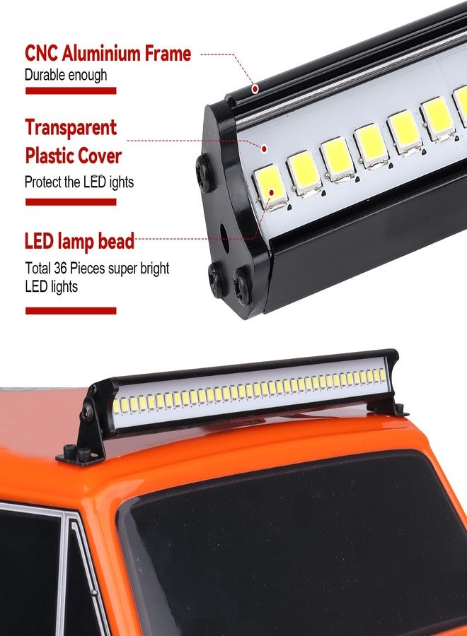 طقم مصابيح LED فائقة السطوع من GoHobby، شريط إضاءة LED للسقف، 36 مصباح LED، مناسب لسيارات Traxxas TRX4 SCX10 90027 SCX10 II 90046 RC4WD D90 RC Crawler Car (النوع 1) بمقياس 1/10 - Image 3