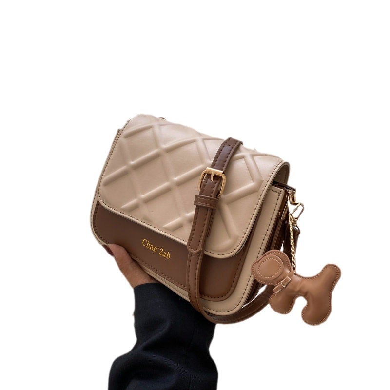 Korean Style Women's PU Small Square Crossbody Bag - Image 5