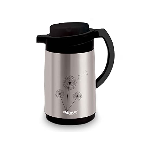 Trueware Ruff Tuff 800 SS Insulated Flask - 750 Ml | Insulated Tea Pot Kettle Water Jug | Hot & Cold |Thermoware | Food Grade | High Grade Steel | BPA-Free | Wide Mouth | Office, Travel - Image 1