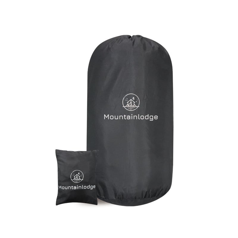 MOUNTAINLODGE حقيبة تخزين MOUNTAINLODGE لحقيبة النوم سعة 110 لتر من البوليستر والشبك بسعة كبيرة جداً لحقيبة النوم للتنزه والسفر والتخييم - Image 1
