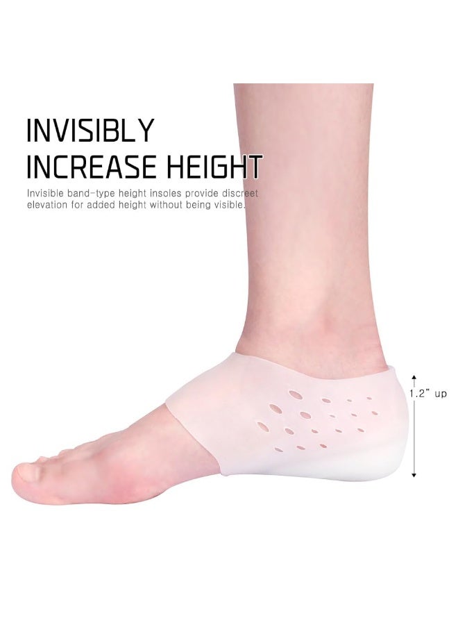 Bukela 2 Pair Invisible Height Increase Insoles – Comfortable & Discreet Shoe Inserts for Men & Women - Image 2