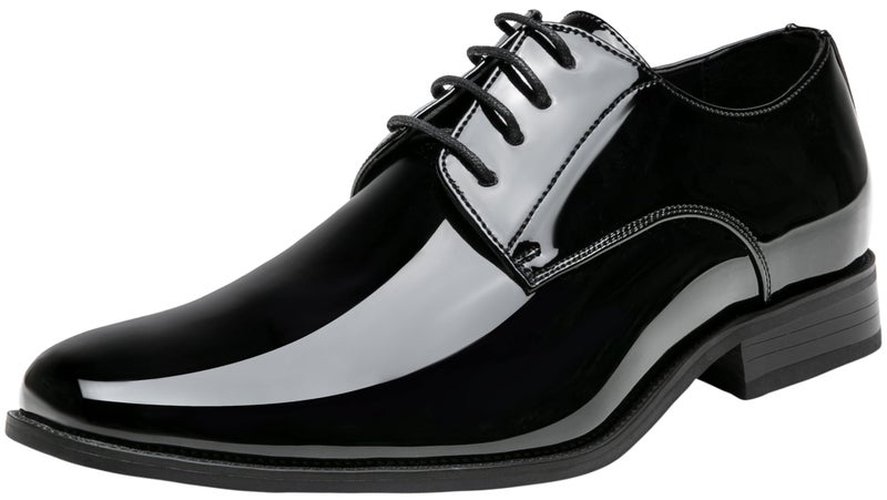 Jousen Mens Dress Shoes Formal Business Oxford Shoe Tuxedo Dress Shoes for Men (AMY9051A Black 13) - Image 1