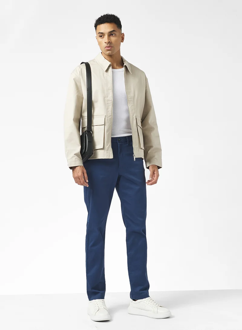 Calvin Klein Jeans Cotton Stretch Utility Relaxed Jacket