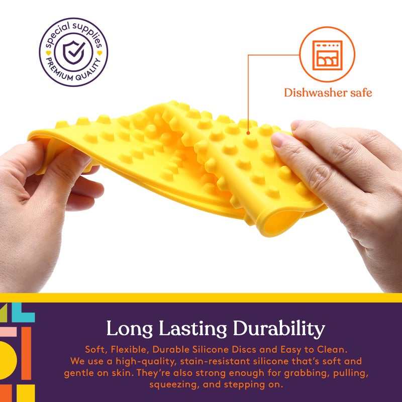 Special Supplies Matching Game Sensory Discs, 10 Sets, Tactile Stimulation for Kids, Supports Autistic and Processing Challenges, Calming and Stimulating Early Learning Play, Eye Mask Included - Image 5