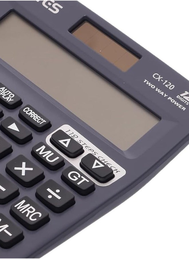 EATES Original* CX-120 Electronic Calculator 12 Digits with Dual Power and Check & Correct Function  - Image 3